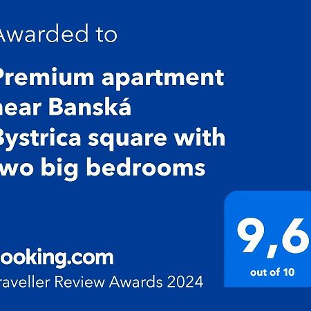 Premium Apartment Near Banska Bystrica Square With Two Big Bedrooms المظهر الخارجي الصورة